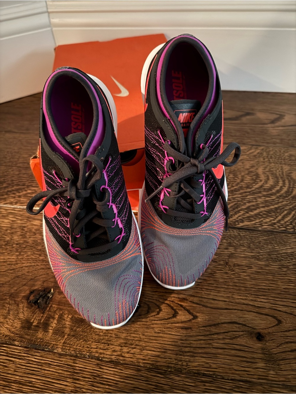 Nike Women's Black, Pink & Gray Athletic Running Shoes